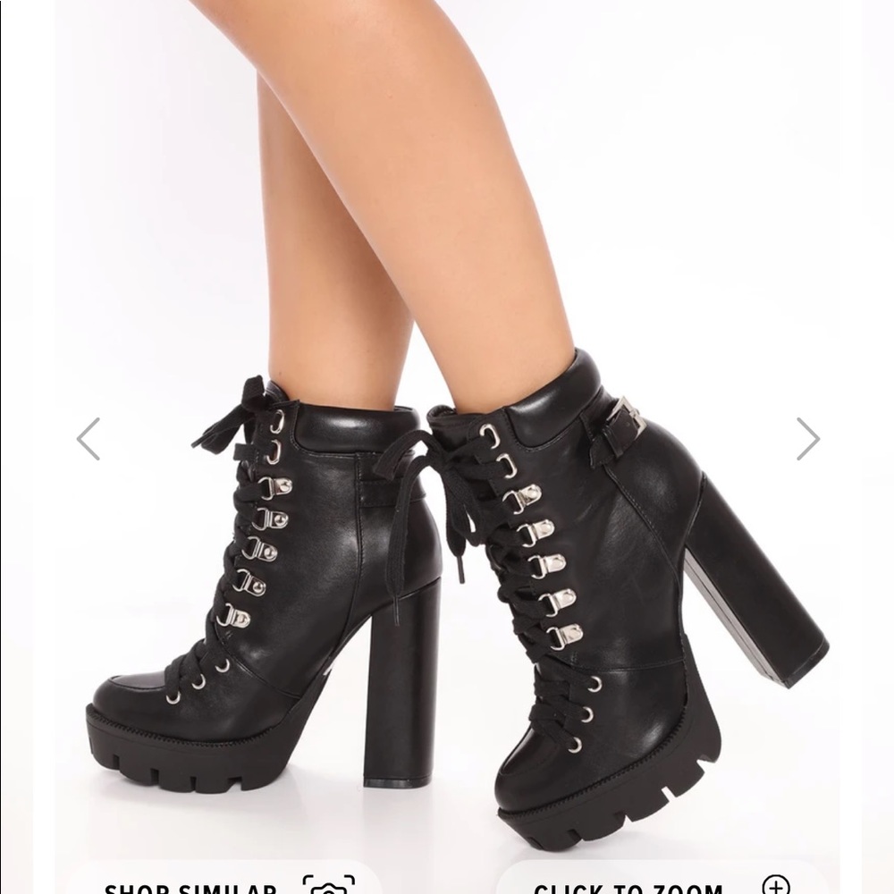 FASHIONNOVA Black Boots